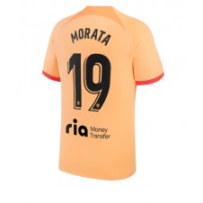 Atletico Madrid Alvaro Morata #19 Tredjedrakt 2022-23 Kortermet